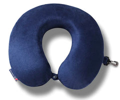 Carlton Memory Foam Travel Pillow, Blue, MFPILLOW