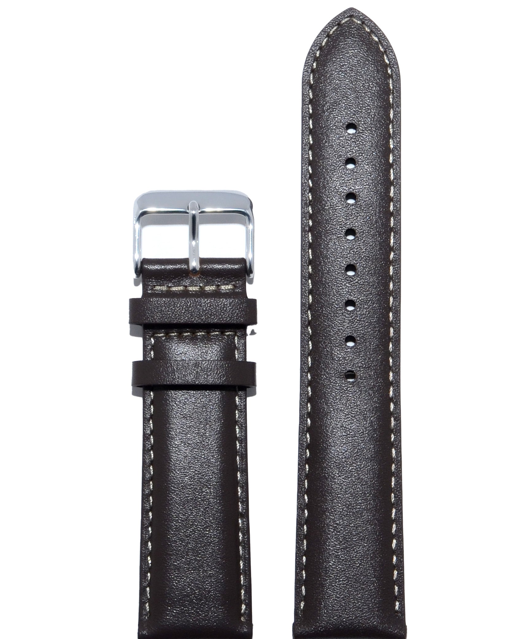 Casio Original Dark Brown Leather Band Watch Strap 31.5mm, CST10492110