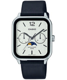 Casio men analog watch, white dial with comfortable strap, model CS-MTP-M305L-7AVDF, Bahrain