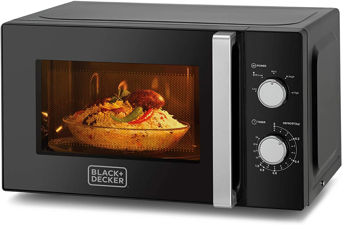 Black+Decker,  Microwave Oven Black, 20 Litres, MZ2010