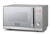 Black+Decker, 30L Lifestyle Microwave Oven with Grill Mirror Finish Silver, MZ30PGSSB5