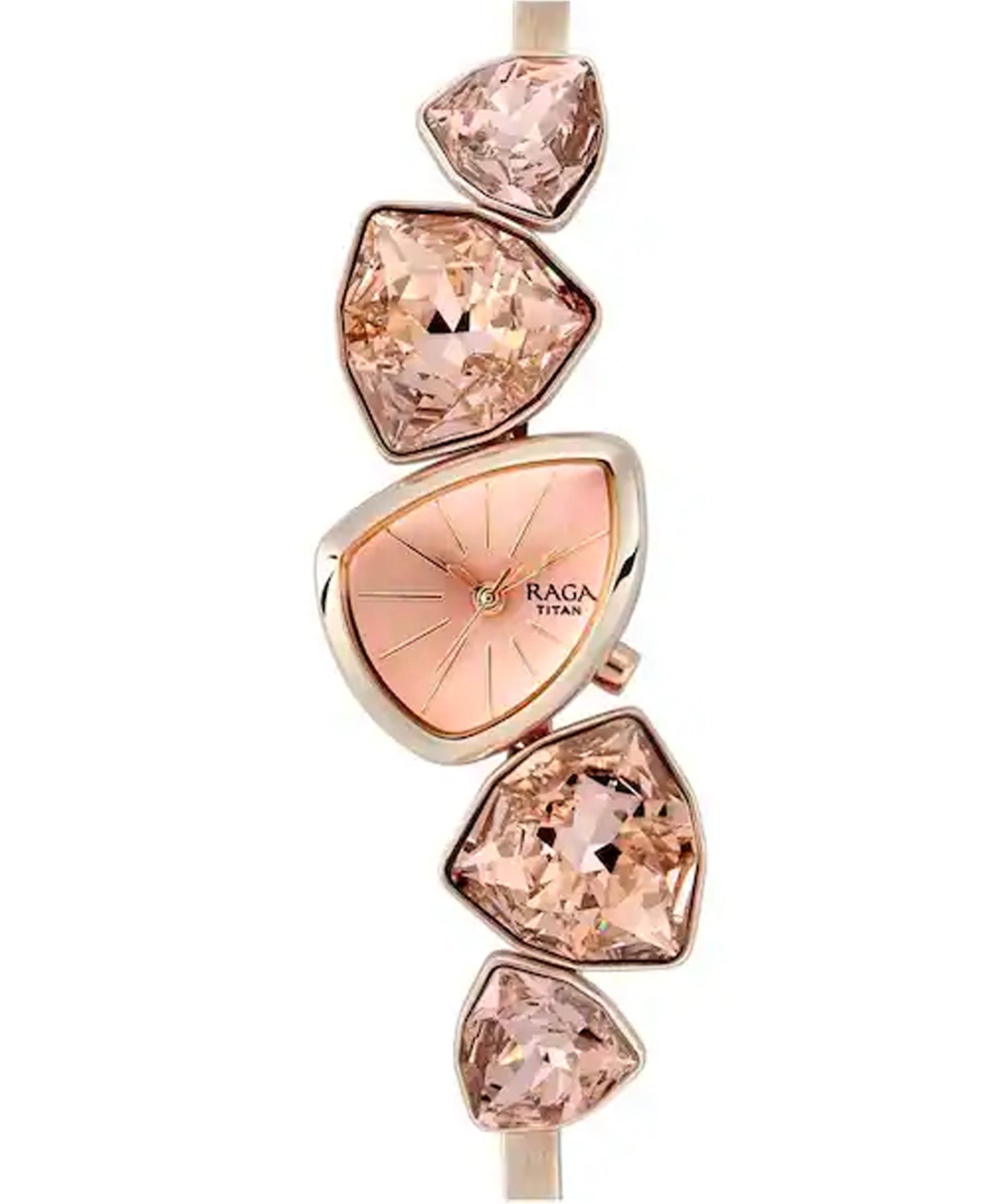 Titan, Women, Analog, Watch, Pink Dial, Stainless steel Strap, 95095WM01