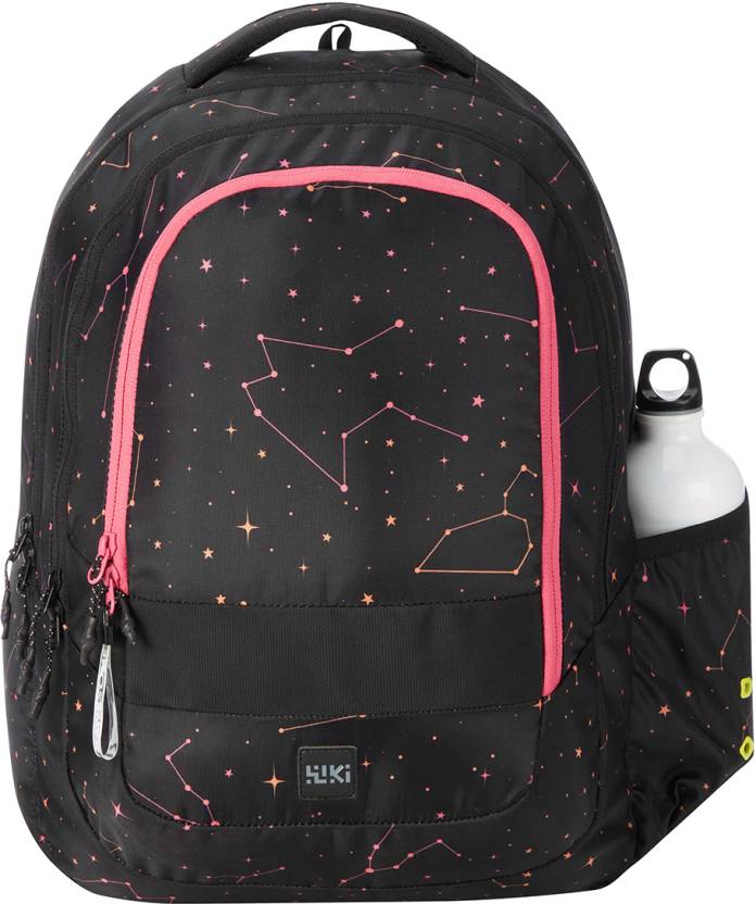 Wildcraft Wiki Girl 2 Constellation Black 17.5" Backpack, WIKIGIRL2BK