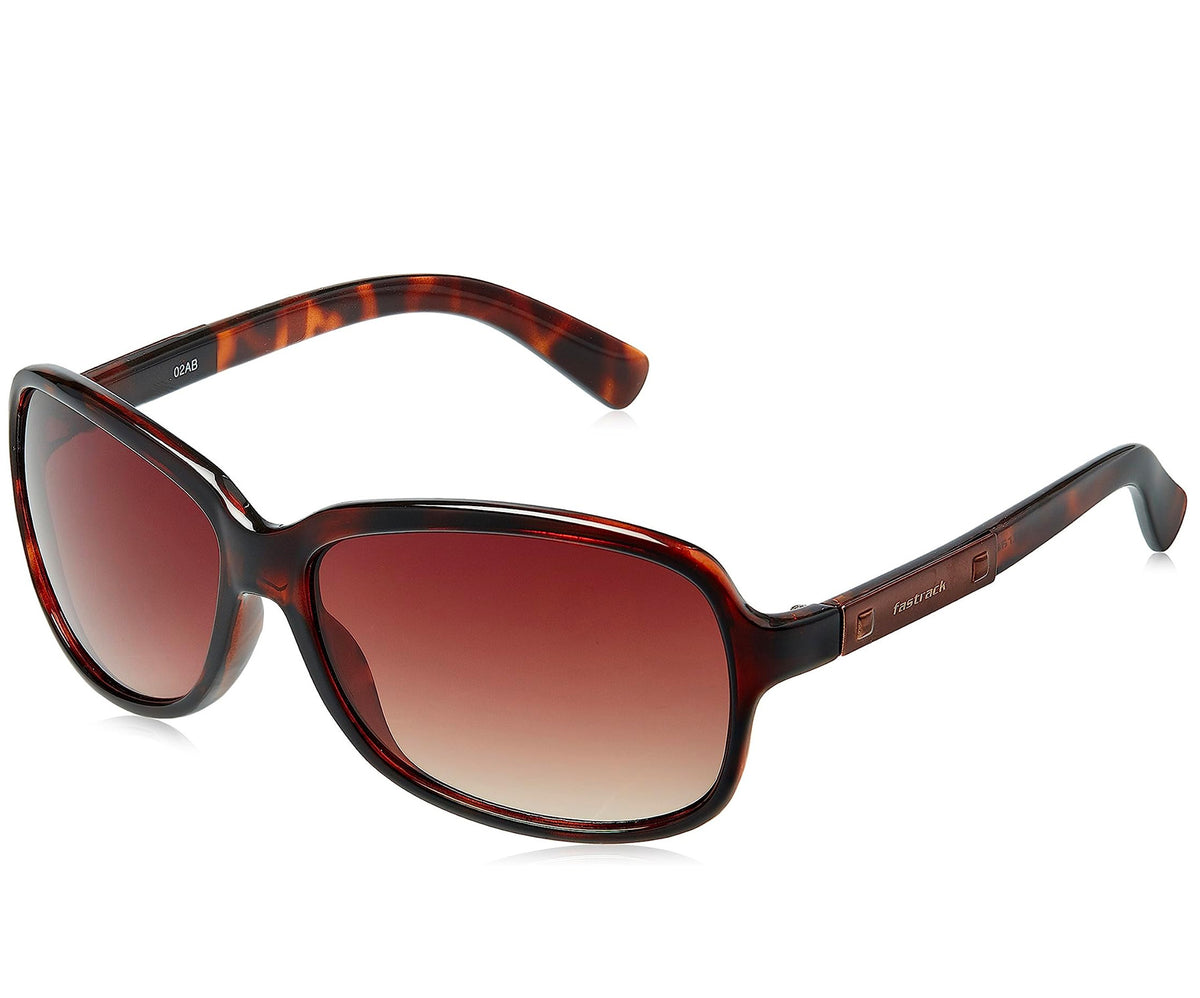 Fastrack Butterfly Women Brown Sunglasses, P161BR1F