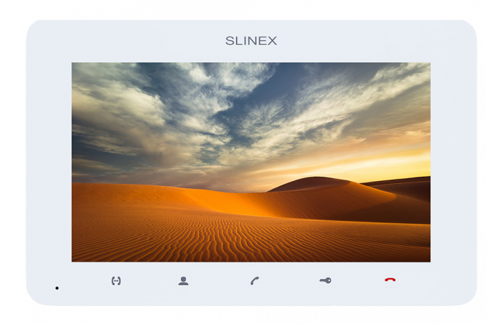 Slinex 7" Monitor With Memory, White, SM-07MHD-W