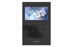 Slinex 4" Indoor Monitor, Black, SQ-04-B