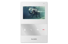 Slinex 4" Indoor Monitor With Memory, White, SQ-04M-W