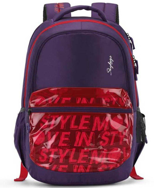 Skybags purple backpack