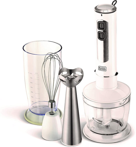 Black+Decker, 400W 4-in-1, Blender with Chopper and Whisk, SB4000 Blender BL-SB4000