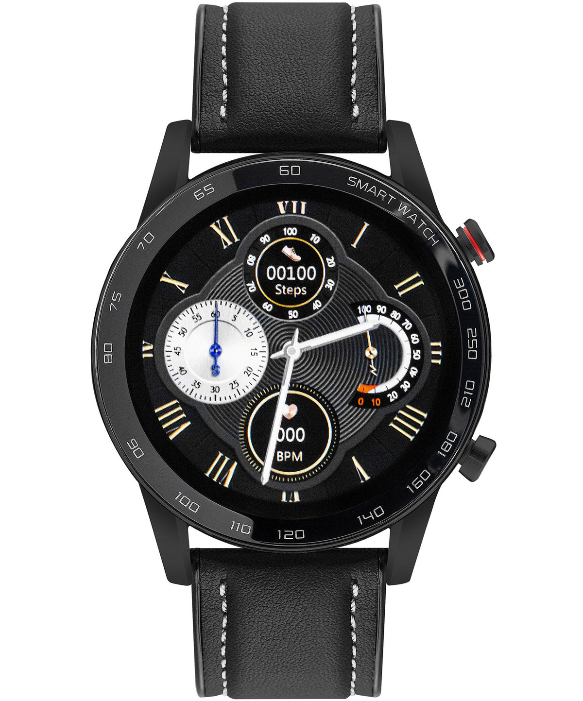 Slazenger Smart watch Black dial Black Rubber Strap, SL.07.6418.5.02