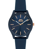 Slazenger Tiger Unisex Watch Dark Blue dial Dark Blue Rubber Strap, SL.09.6369.1.02,