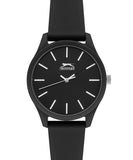 Slazenger Tiger Unisex Watch Black dial Black Rubber Strap, SL.09.6369.1.04