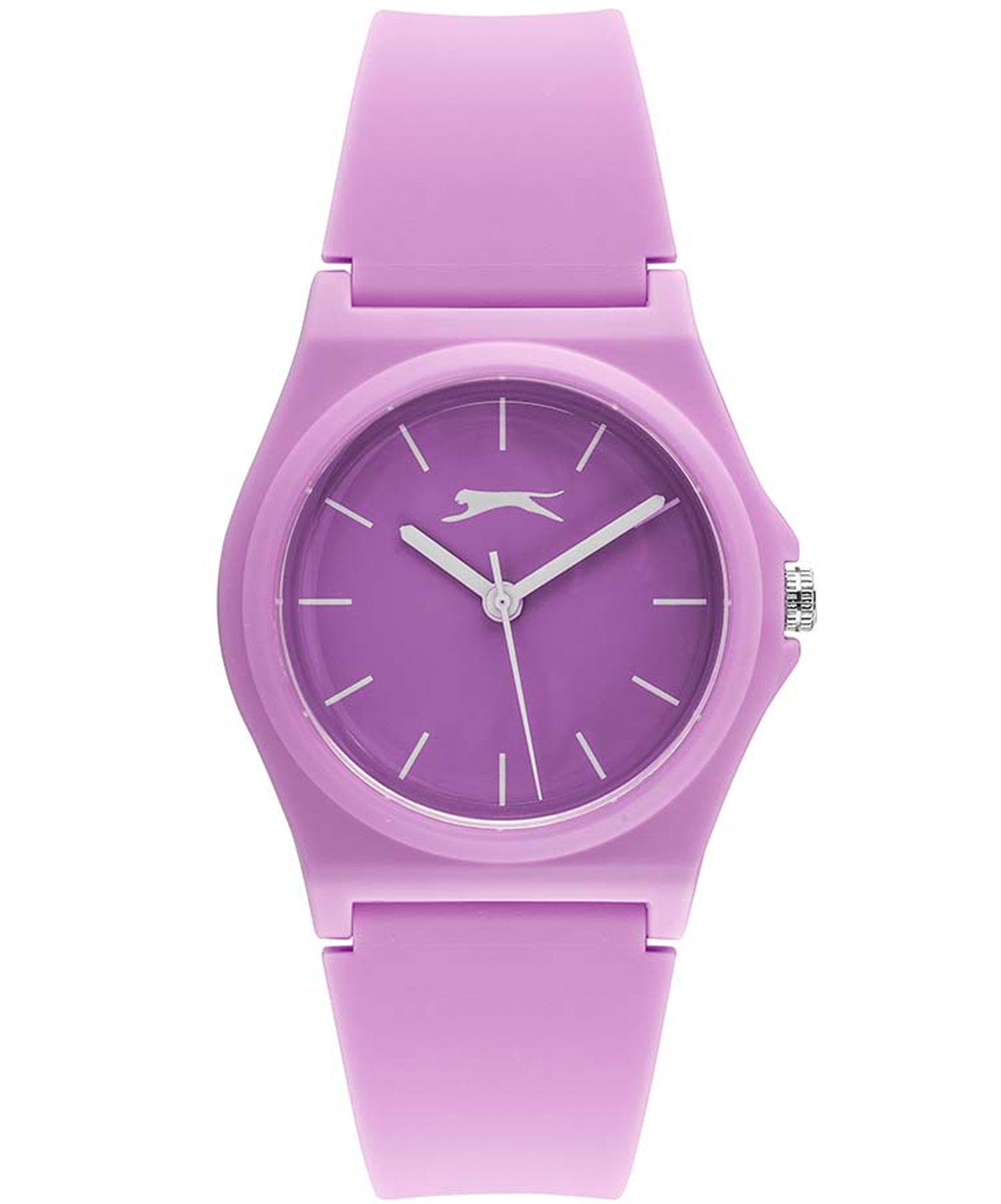Slazenger Sport Women's Watch Purple dial Purple Silicone Strap, SL.09.6571.3.02