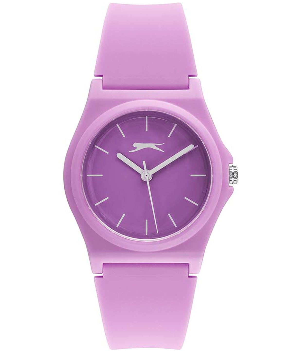 Slazenger Sport Women's Watch Purple dial Purple Silicone Strap, SL.09.6571.3.02