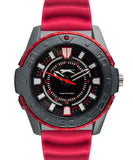 Slazenger Unisex Watch Black dial Red Silicone Strap, SL.09.6573.2.01