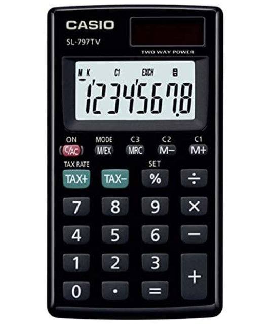 Casio Calculator SL797 gold dial calculator