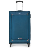 VIP 57cm, 4 Wheel Soft Casing Cabin Trolley, Blue, STAPPL57OB