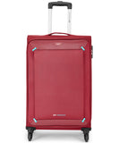 VIP 57cm, 4 Wheel Soft Casing Cabin Trolley, Red, STAPPL57RD