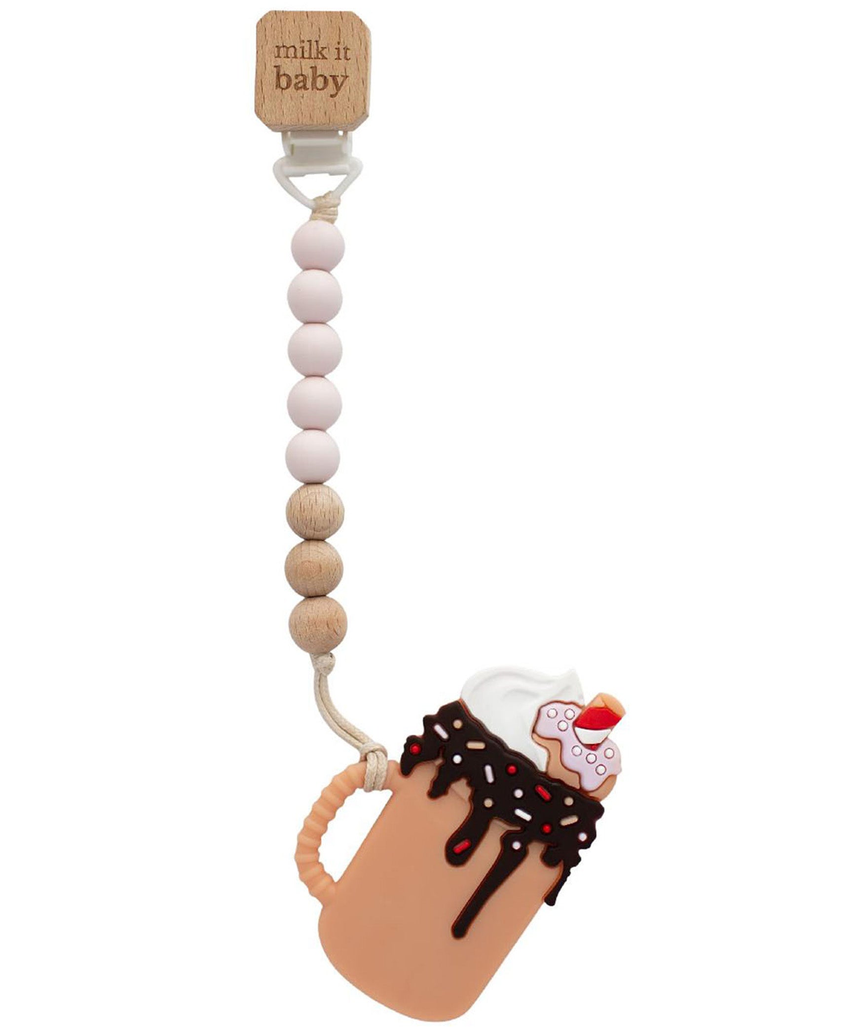 Milk It Baby, Chocolate Monster Milkshake' Teether, MI-TCM002