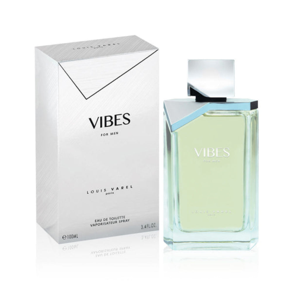 Louis Varel Vibes For Men 100ml, ZVIBESM.50 perfume 100ml for men, signature fragrance, sku LO-ZVIBESM.50