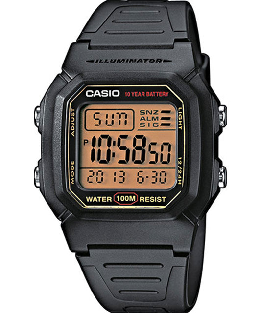 Casio men analog watch, brown dial with comfortable strap, model CS-W-800HG-9AVDF, Bahrain