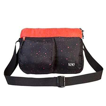 Wildcraft Wiki Fling-It2 Black 9.5" Shoulder Bag, WIKI FL-ITBK