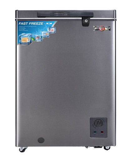 Zen Chest Freezer 140L Silver , ZCFS140