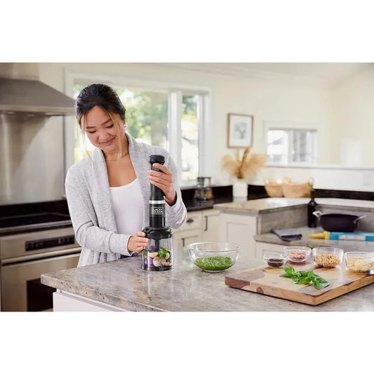 Lady with Black And Decker Hand Blender