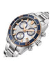 Quantum Men's Chronograph Watch Silver Dial Metal Band, PWG1199.530