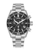 Quantum Men's Chronograph Watch Black Dial Metal Band, PWG1199.350