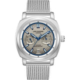 Lee Cooper Men's Multifunction Watch with Grey Dial and Grey Leather Band, LC08377.366