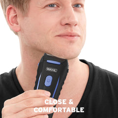 Wahl Groomsman Wet/Dry Waterproof Electric Shaver, 07063-027