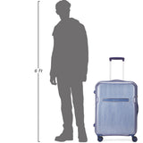 Carlton Fremont 67cm 8 Wheel Hard Top Trolley-Indigo Blue, FREMONT67IBL