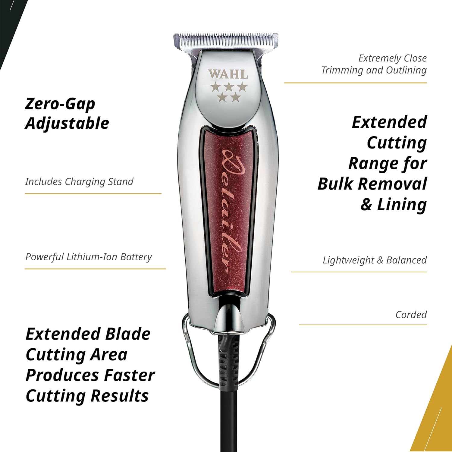 Wahl Detailer 3-Pin Professional Hair Trimmer – 08081-217