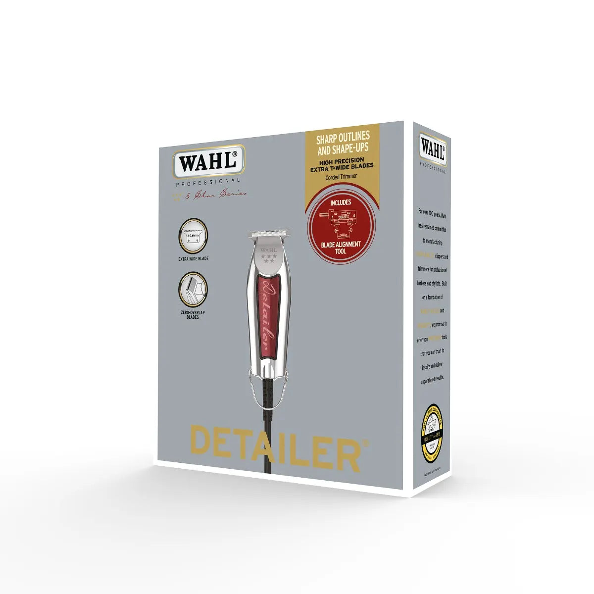 Wahl Detailer Corded Professional Hair Trimmer – 08081-526H |