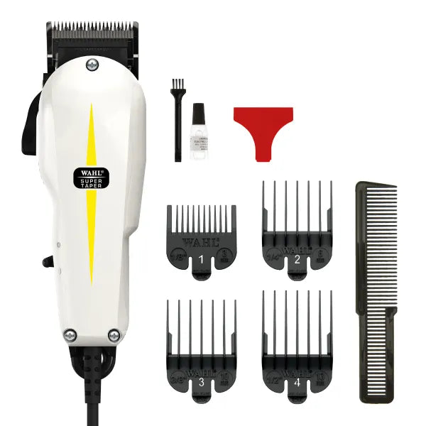 Wahl Super Taper White Cordless Clipper, 08591-036H
