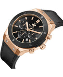 Beverly Hills Polo Club Men's Multifunction Watch with Black Dial and Black  Beverly Hills Polo Club and Silicone Band, BP3690X.451