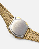 Casio Vintage Unisex Watch Digital Gold Dial With Gold Stainless Steel Band, A700WEVG-9ADF