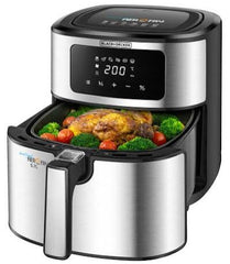 Black+Decker  5.7 L Digital AirOfry, 1500 W, Stainless Steel Finish, AF7257