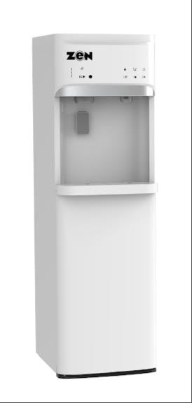 Zen Ice & Water Dispenser - Bottom Load-Hot,Cold,Normal & Ice Cube, ZWB930ICW