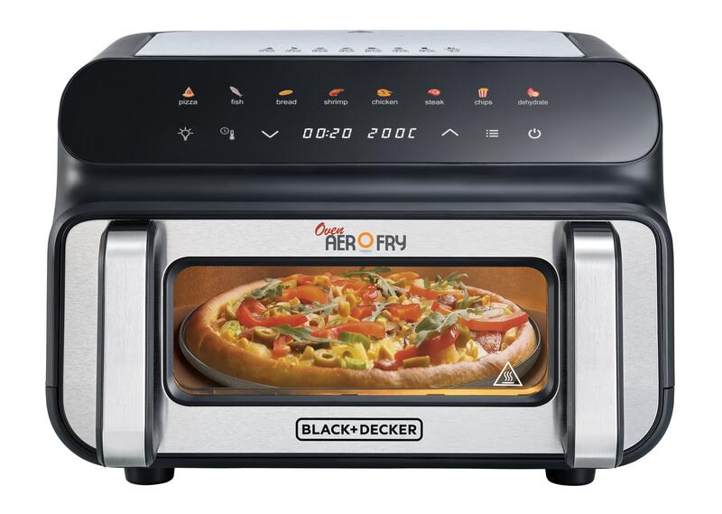 Black+Decker, 10.5 L Digital Pizza Oven AirOfry, PGAF105