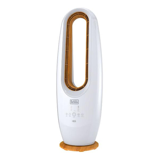 Black+Decker Bladeless Electric Fan With Led Light-85cm , FBL85 Fan BL-FBL85