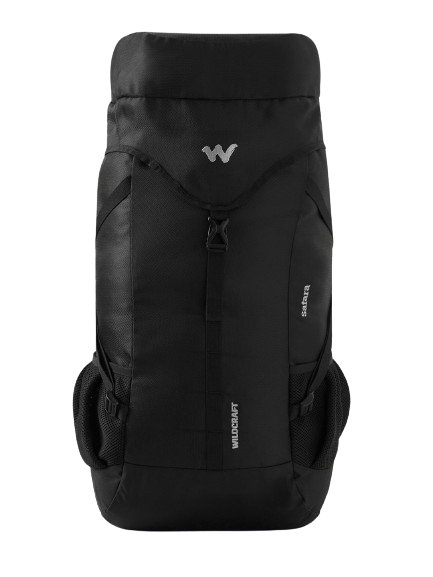 Wildcraft Safara Verge 45L Black Camping Bag, SAFVERGE45BLK