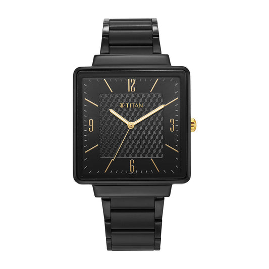 Titan, Men, Analog, Watch, Black Dial, 10005KM01