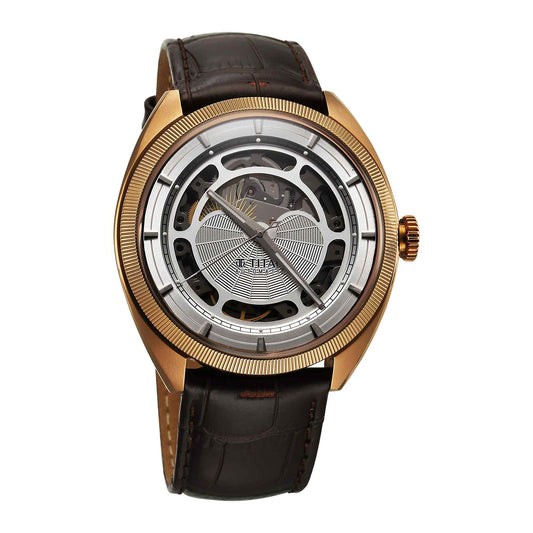 Titan, Men's, Analog Watch, Silver Dial, with Leather Band, TI-10011QL01