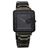 Titan Edge Quad Men's Watch Analog Blue Dial With Grey Stainless Steel Band, 10017QM01