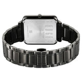 Titan Edge Quad Men's Watch Analog Blue Dial With Grey Stainless Steel Band, 10017QM01