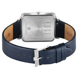 Titan Edge Quad Men's Watch Analog White Dial With Blue Leather Strap, 10017SL01