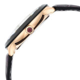 Titan Caleum Sun Moon Phase in Scarlet Red - Stellar Edition Men's Watch with Purple Leather Strap, 10028KL01