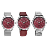 Titan Classique Palette of Time Analog Men's Watch with Magenta Dial Interchangeable Strap,10033SL02